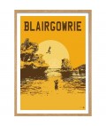 Retro Print | Surf Blairgowrie Rock Pools | Yellow